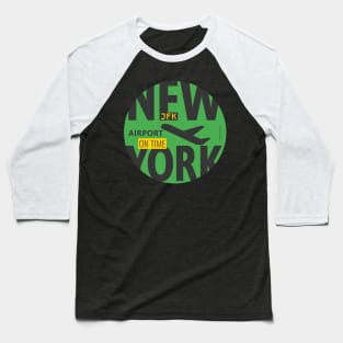 New York Green Candy Baseball T-Shirt